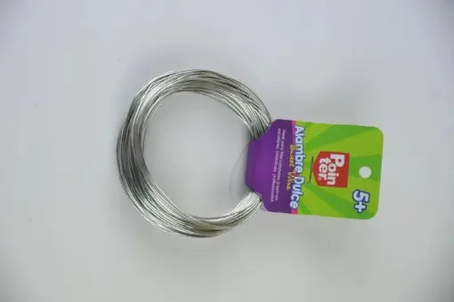 ALAMBRE PLATEADO PARA MANUALIDADES POINTER