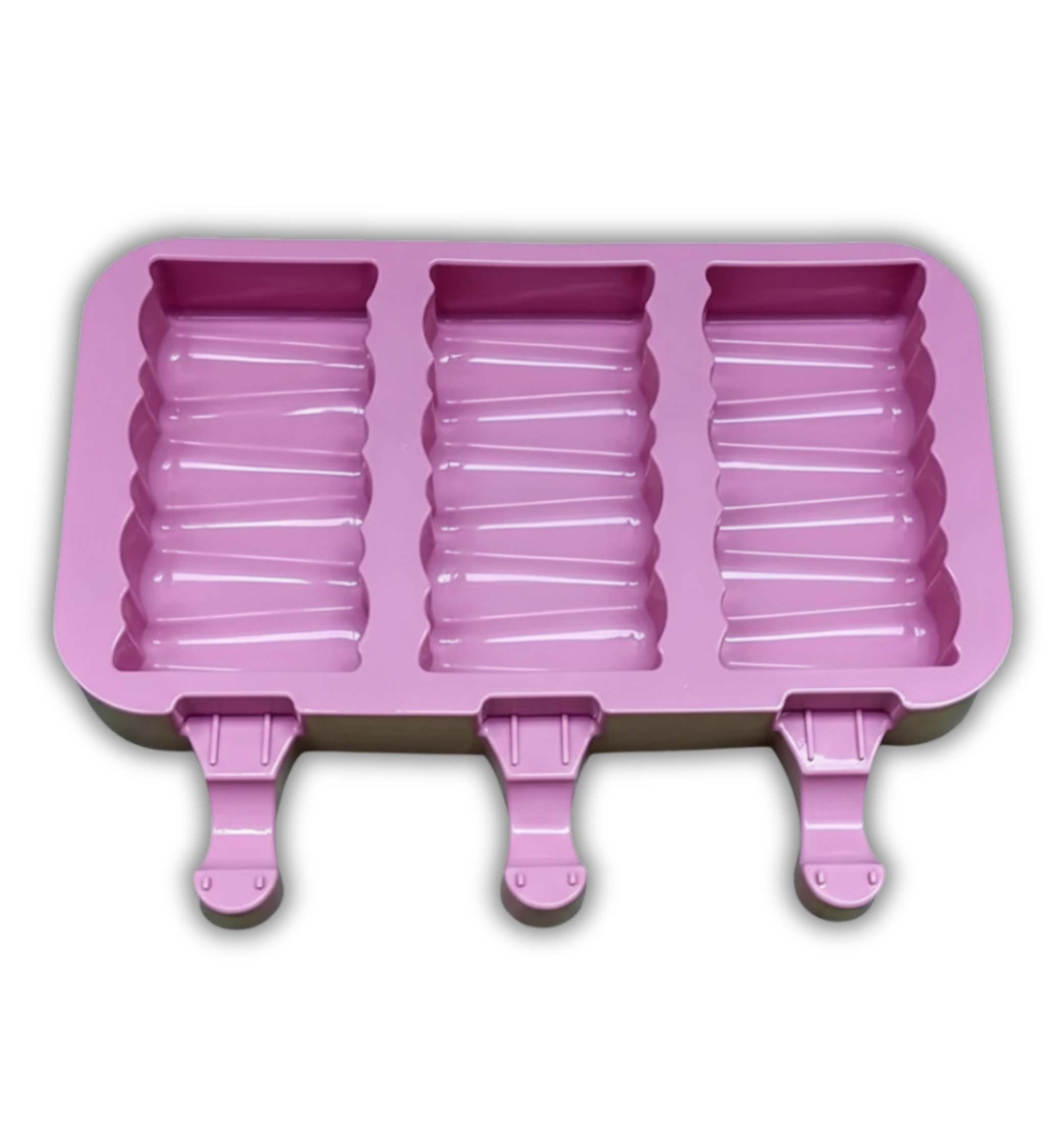 MOLDE PARA PALETA DE SILICON PALETA CON RAYAS 3 UNIDADES DA