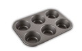 MOLDE 6 CUPCAKES PONQUE ALFAHOGAR ANTIADHERENTE