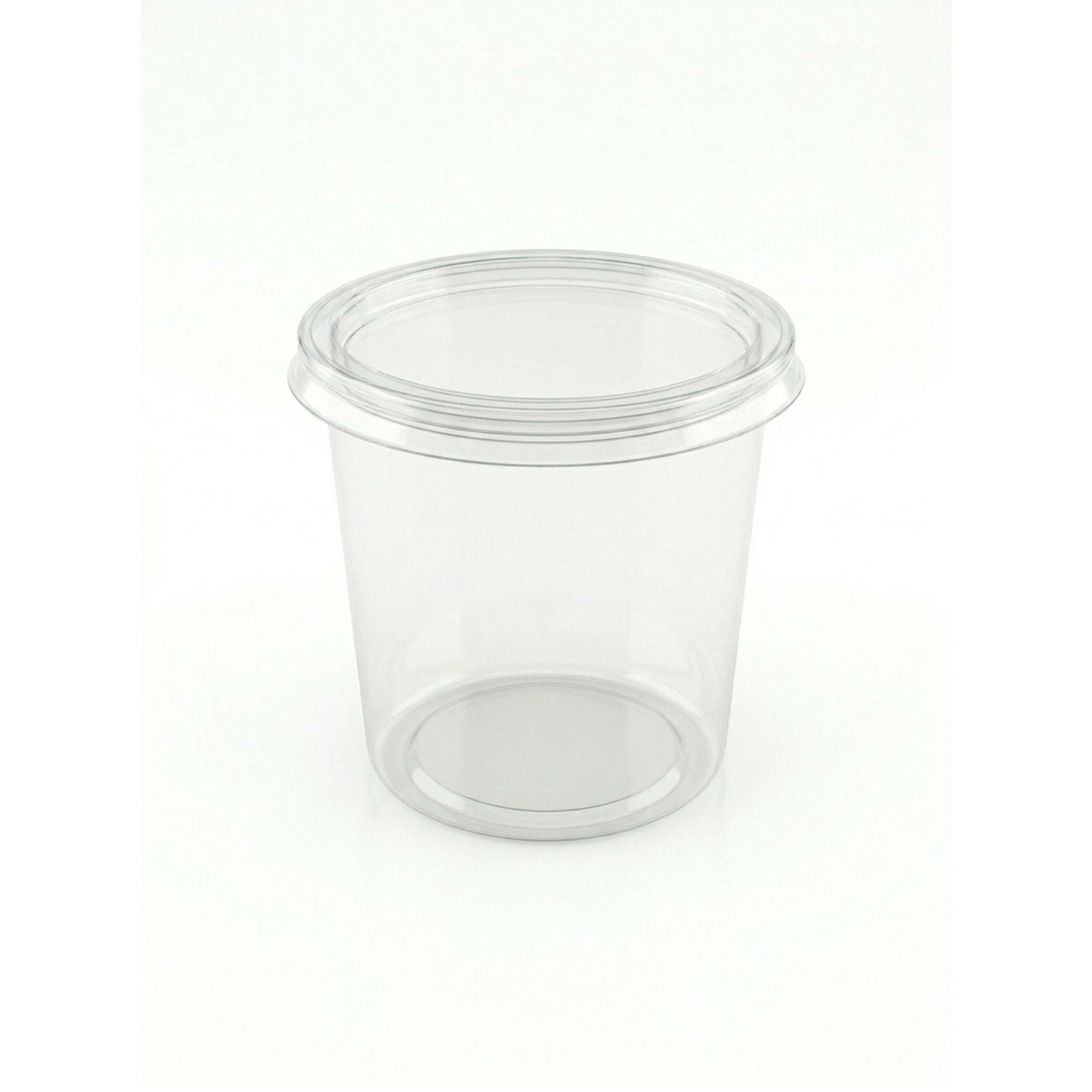 TINA TRANSPARENTE 4.5OZ C/TAPA 10UND DA