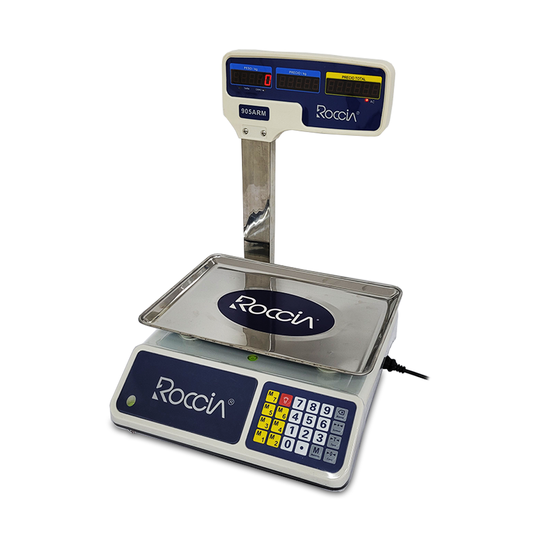 BALANZA CON VISOR 30KG ALTA PRECISION ROCCIA