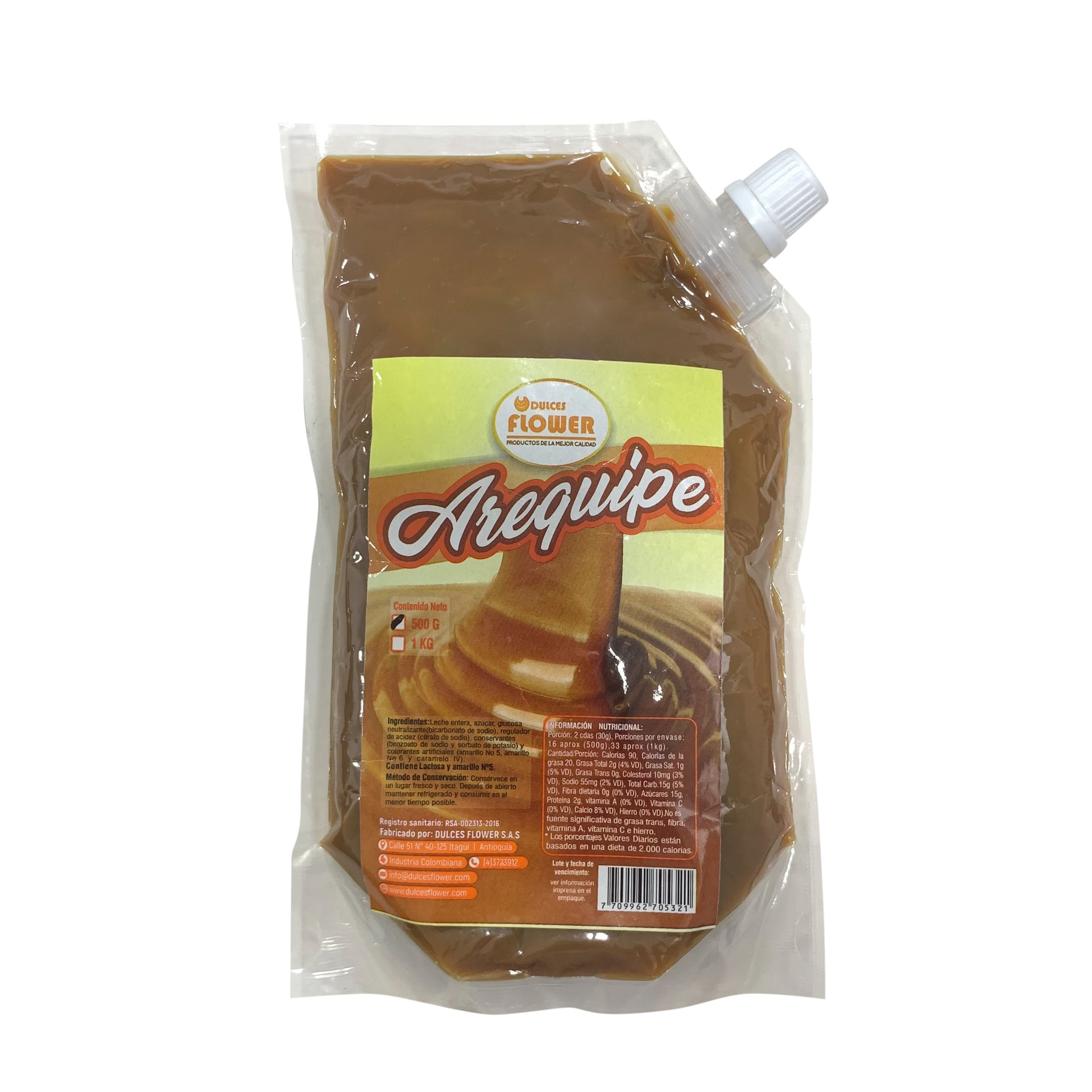 AREQUIPE 500GR FLOWER REEMPACADO DA