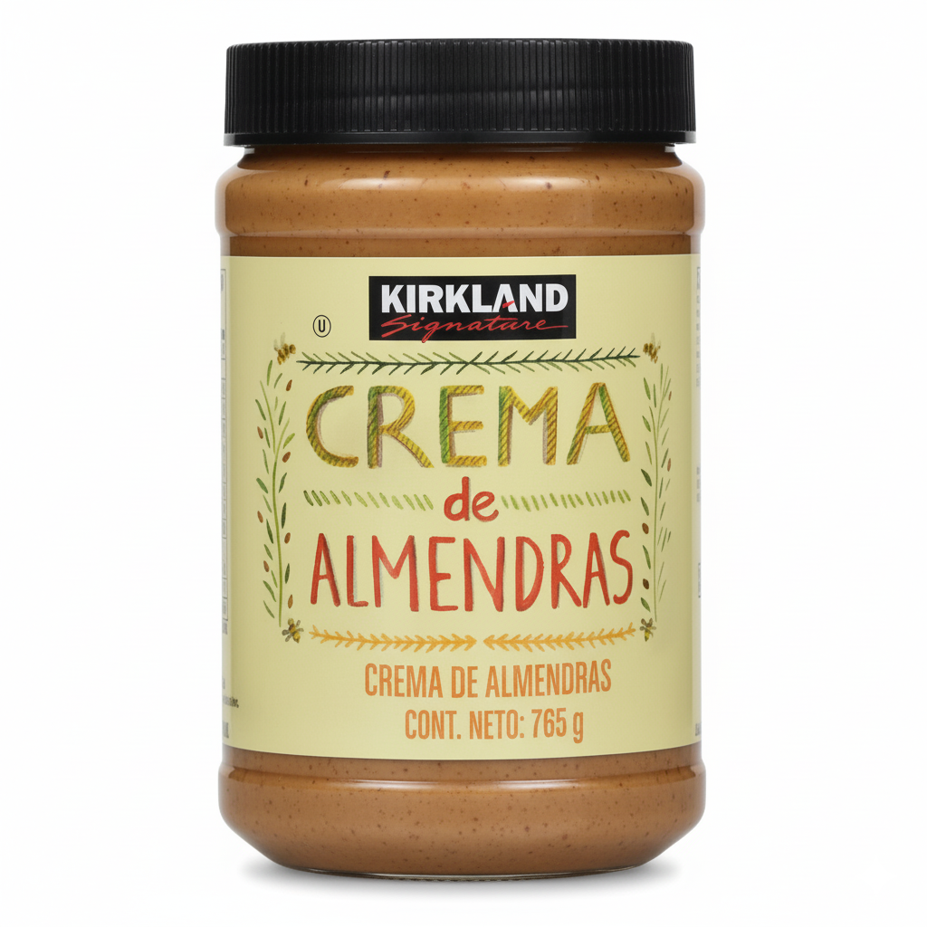CREMA DE ALMENDRAS SIN AZUCAR ORGANIC KIRKLAND 765GR