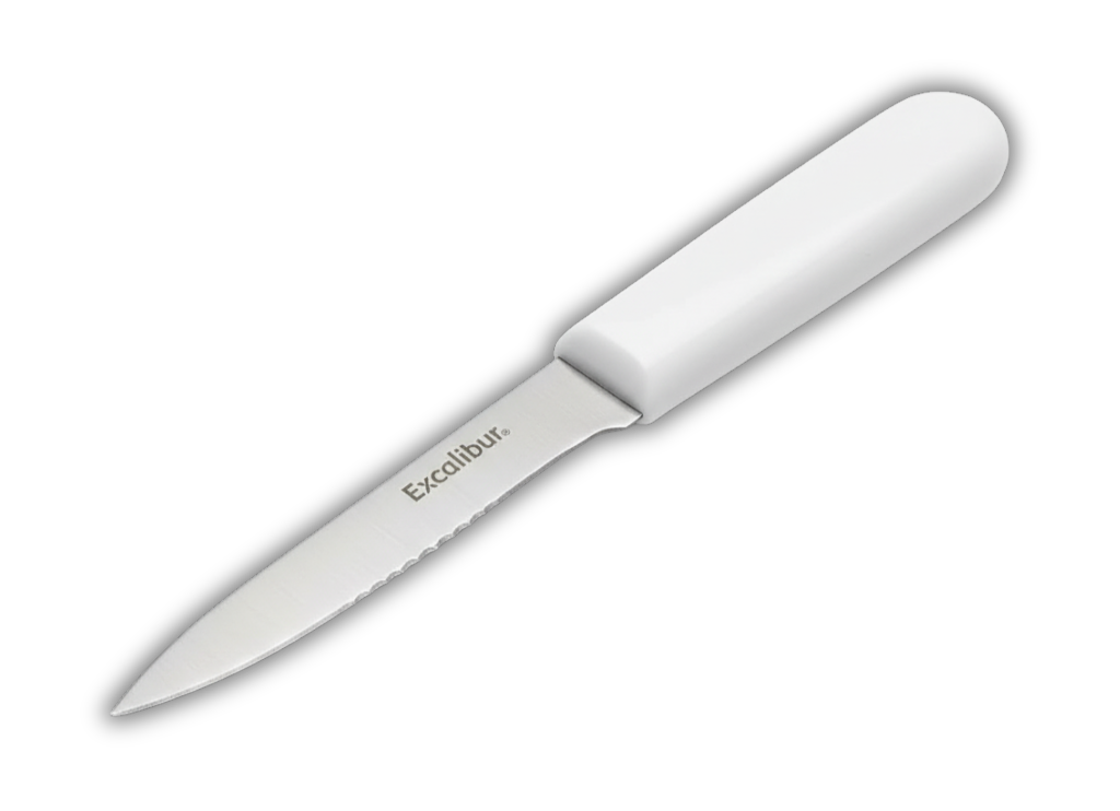 CUCHILLO MULTIUSO 4" MANGO MADERA EXCALIBUR