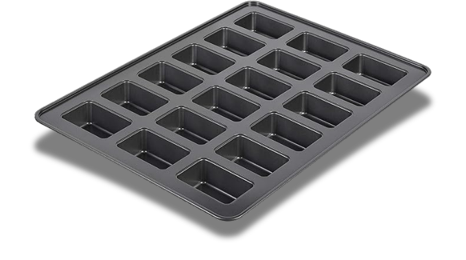 BANDEJA 18 CAVIDADES MINI LOAF WILTON