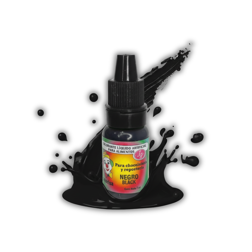 COLORANTE LIQUIDO NEGRO 390ML PAYASITO
