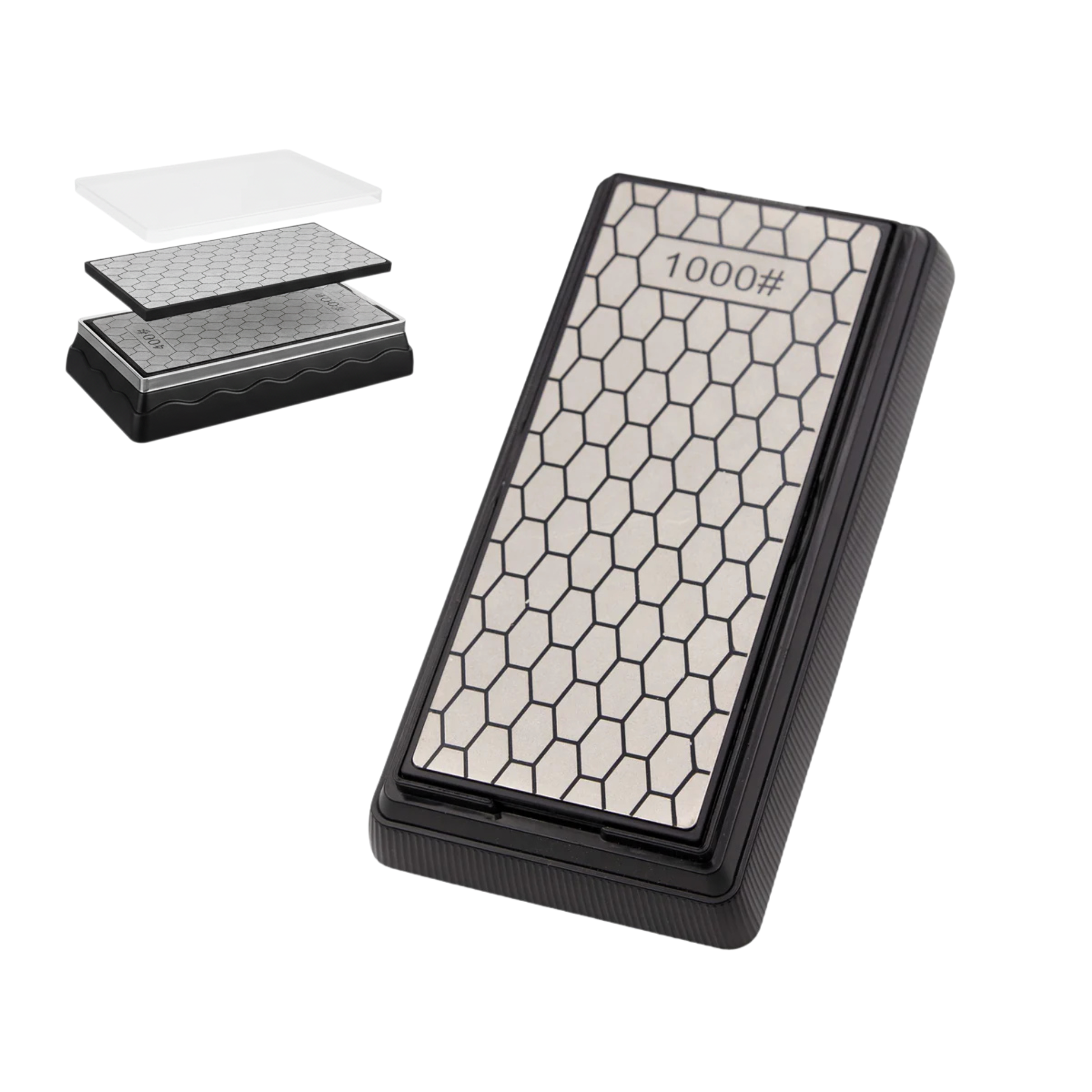 AFILADOR DE CUCHILLOS MODERNO #400 y #1000 C/BASE EXCALIBUR DA