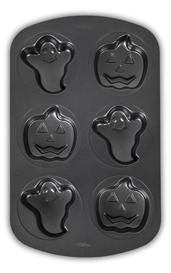 MOLDE DE ALUMINIO HALLOWEEN 6 CAVIDADES WILTON