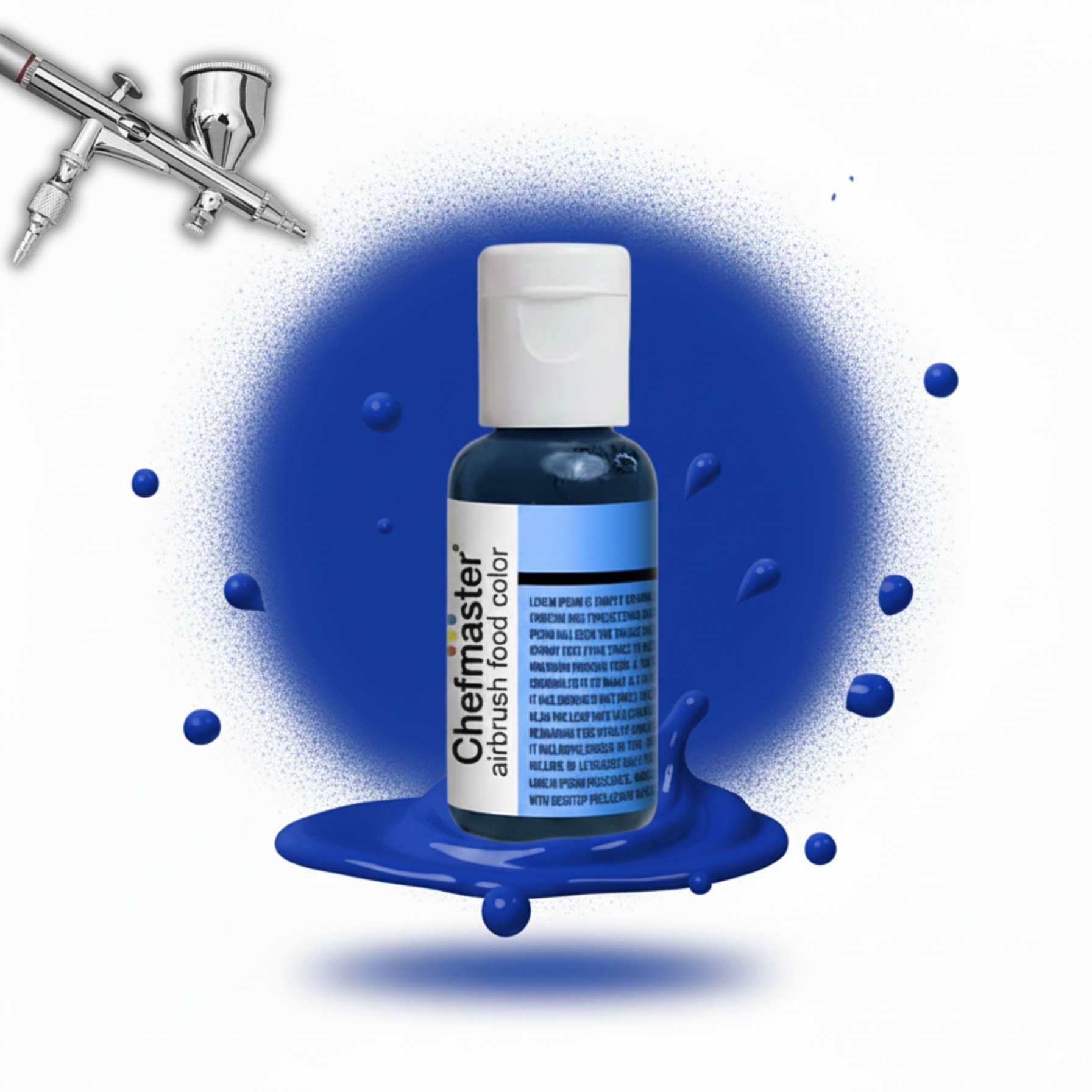 COLORANTE AEROGRAFO NEON BRITTE/ BLUE/ AZUL NEON 18 GR