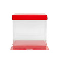 CAJA ACETATO ROJA 17X17X13CM DA