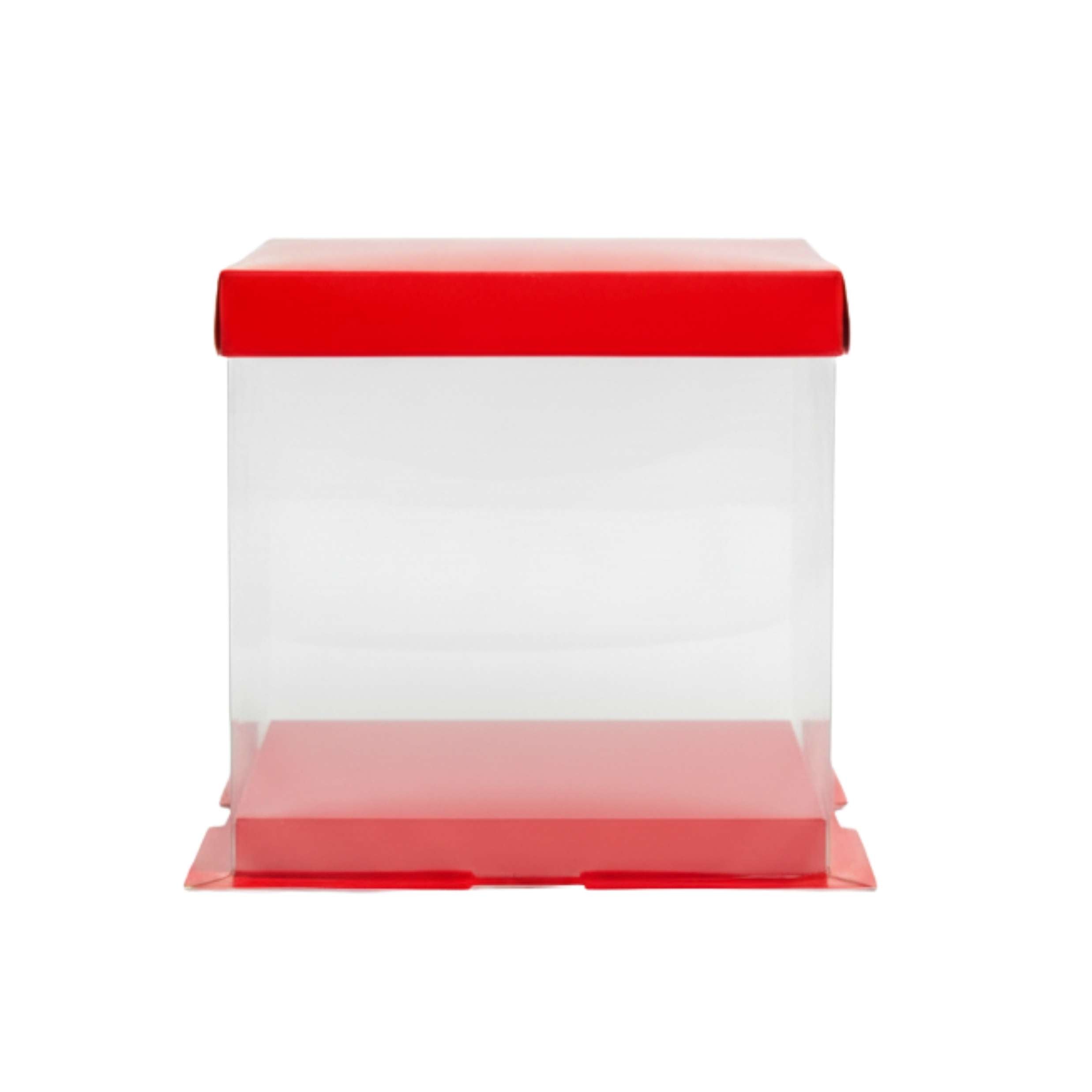 CAJA ACETATO ROJA 17X17X17CM DA