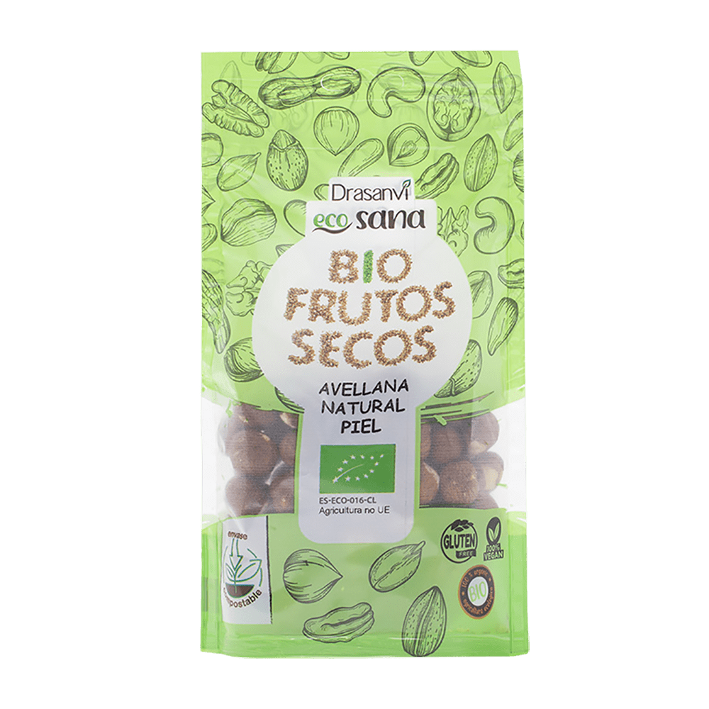 AVELLANA CON PIEL 100GR DA