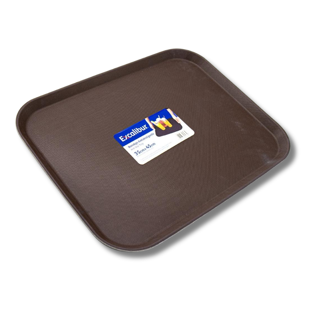 BANDEJA DE SERVICIO ANTIDESLIZANTE 35X45CM EXCALIBUR
