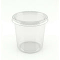 TINA TRANSPARENTE 6OZ C/TAPA 10UND DA
