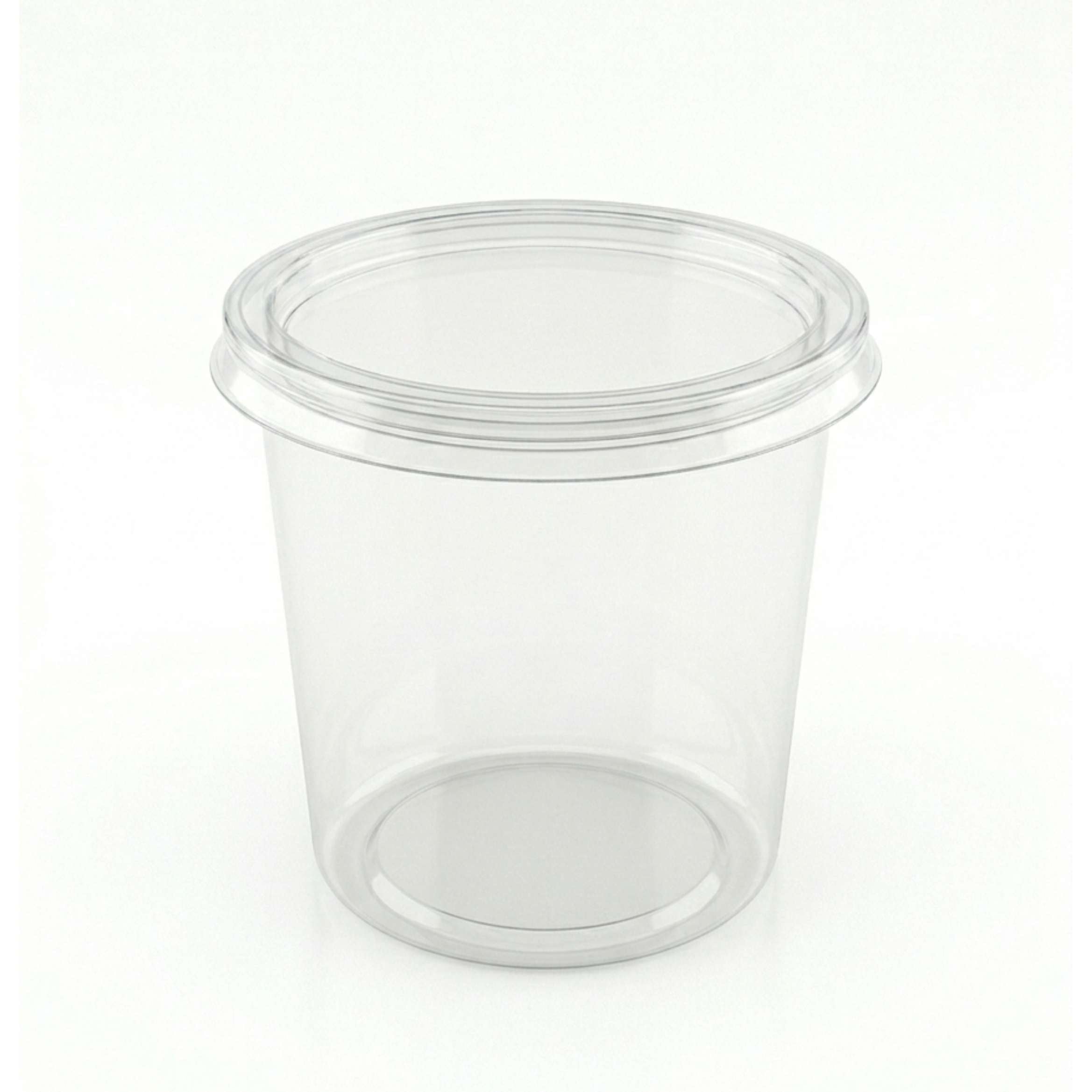 TINA TRANSPARENTE 6OZ C/TAPA 10UND DA