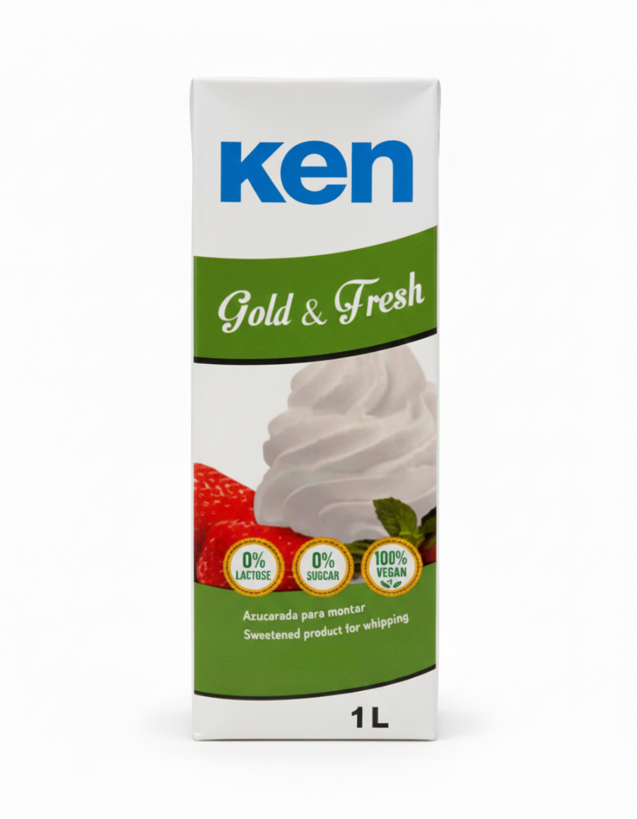 GOLD & FRESH CHANTILLY VEGANA SIN LACTOSA 1LT DA