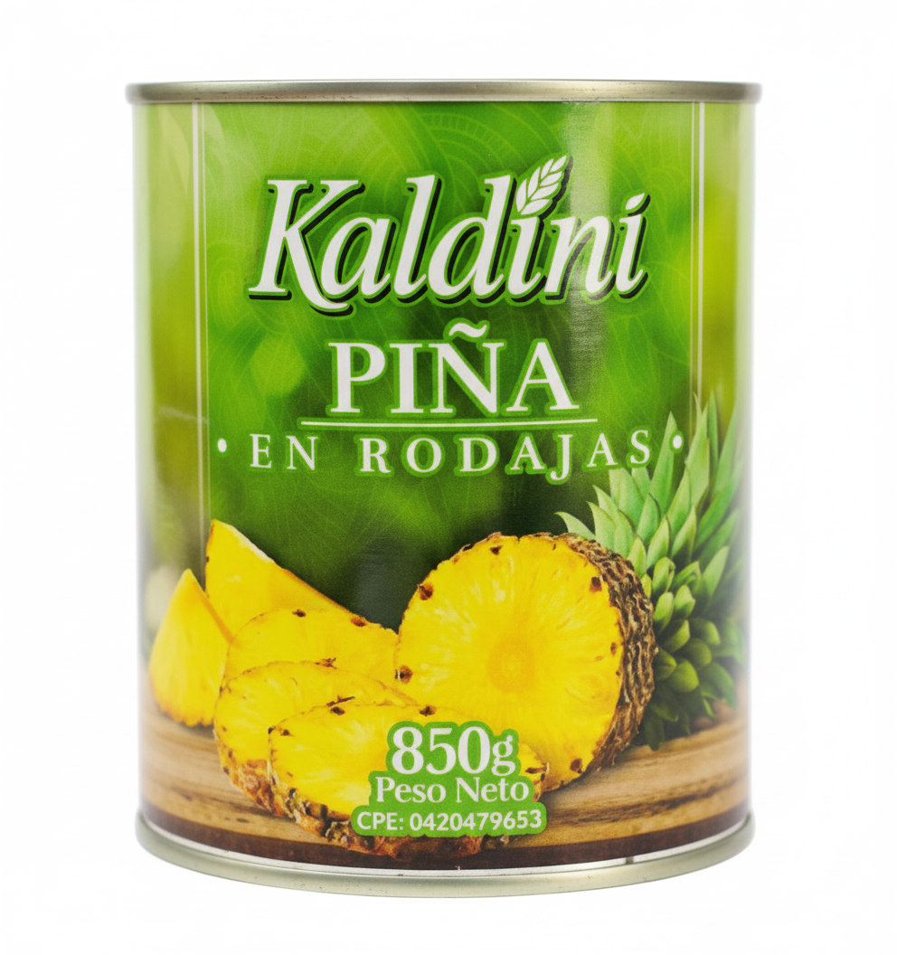PIÑA EN RODAJAS 850GR KALDINI DA