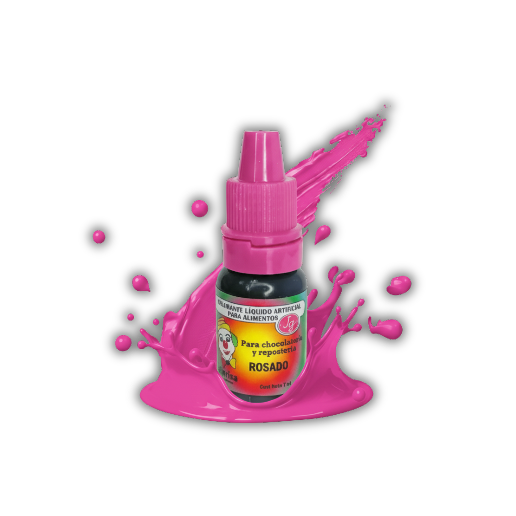COLORANTE LIQUIDO ROSADO 60ML PAYASITO