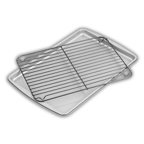 BANDEJA CON REJILLA GRIS WILTON