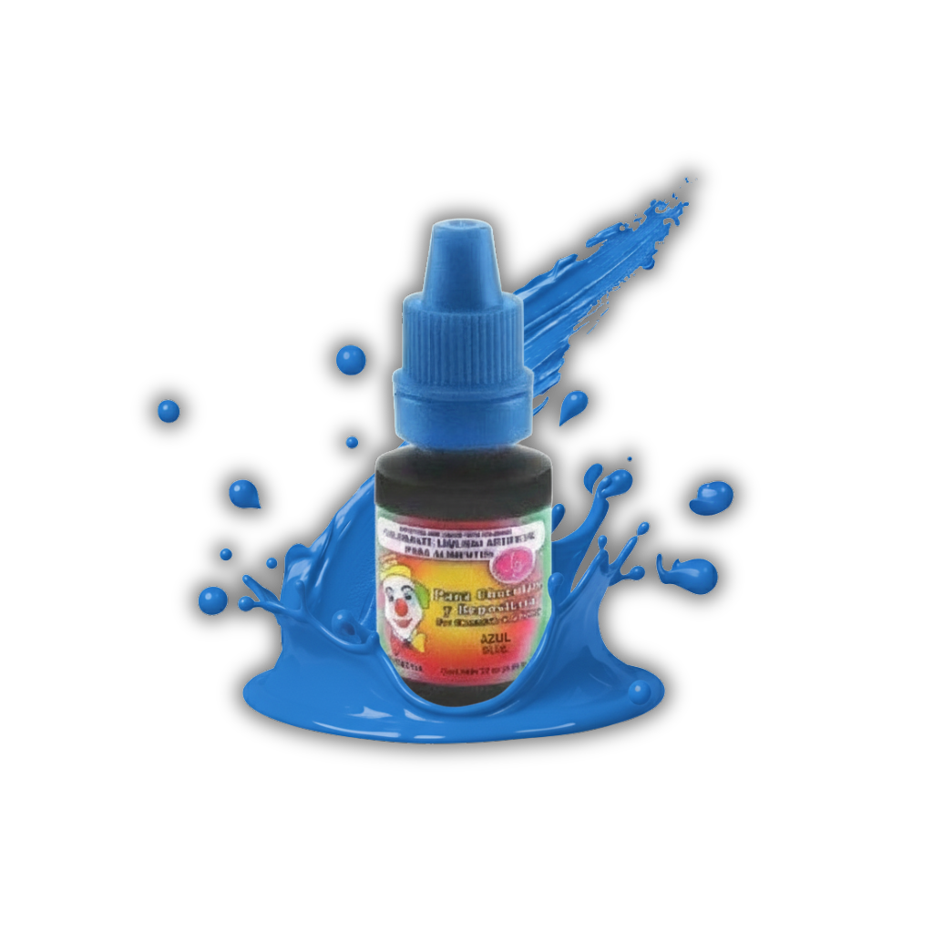COLORANTE LIQUIDO AZUL 60ML PAYASITO