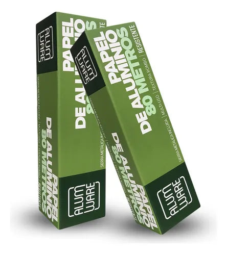PAPEL ALUMINIO MULTI-USO 80MTS X 30CM ALUMWARE