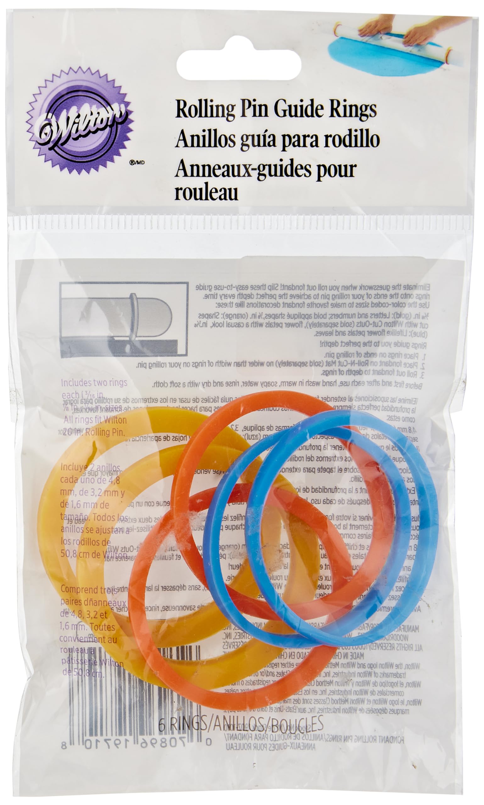 ANILLOS GUIAS PARA RODILLO WILTON