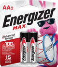 2UND BATERIAS AA  ALCALINAS ENERGIZER