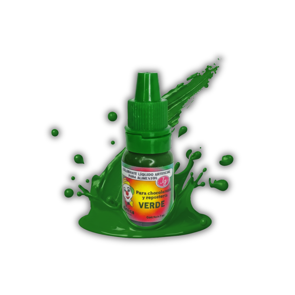 COLORANTE LIQUIDO VERDE 390ML PAYASITO