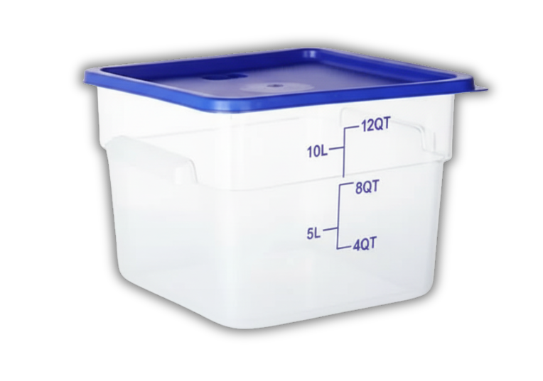 ENVASE TRANSPARENTE C/TAPA 12QT KITCHENBAR