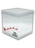 CAJA ACETATO NAVIDAD 12X12X12CM DA