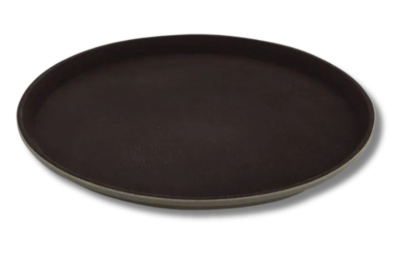 BANDEJA DE SERVICIO REDONDA NEGRA 40CM MEITAL PT-069.0015