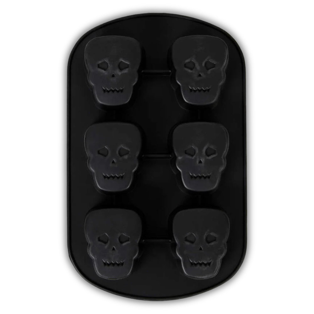 MOLDE CALAVERAS NEGRO SILICON WILTON