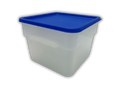 ENVASE TRANSPARENTE C/TAPA 12LT 28X21CM KFERRA