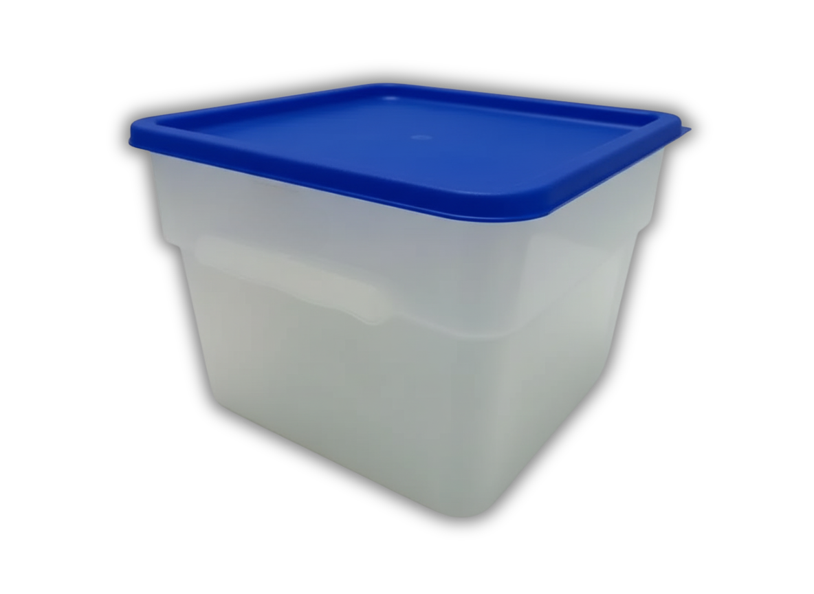ENVASE TRANSPARENTE C/TAPA 12LT 28X21CM KFERRA