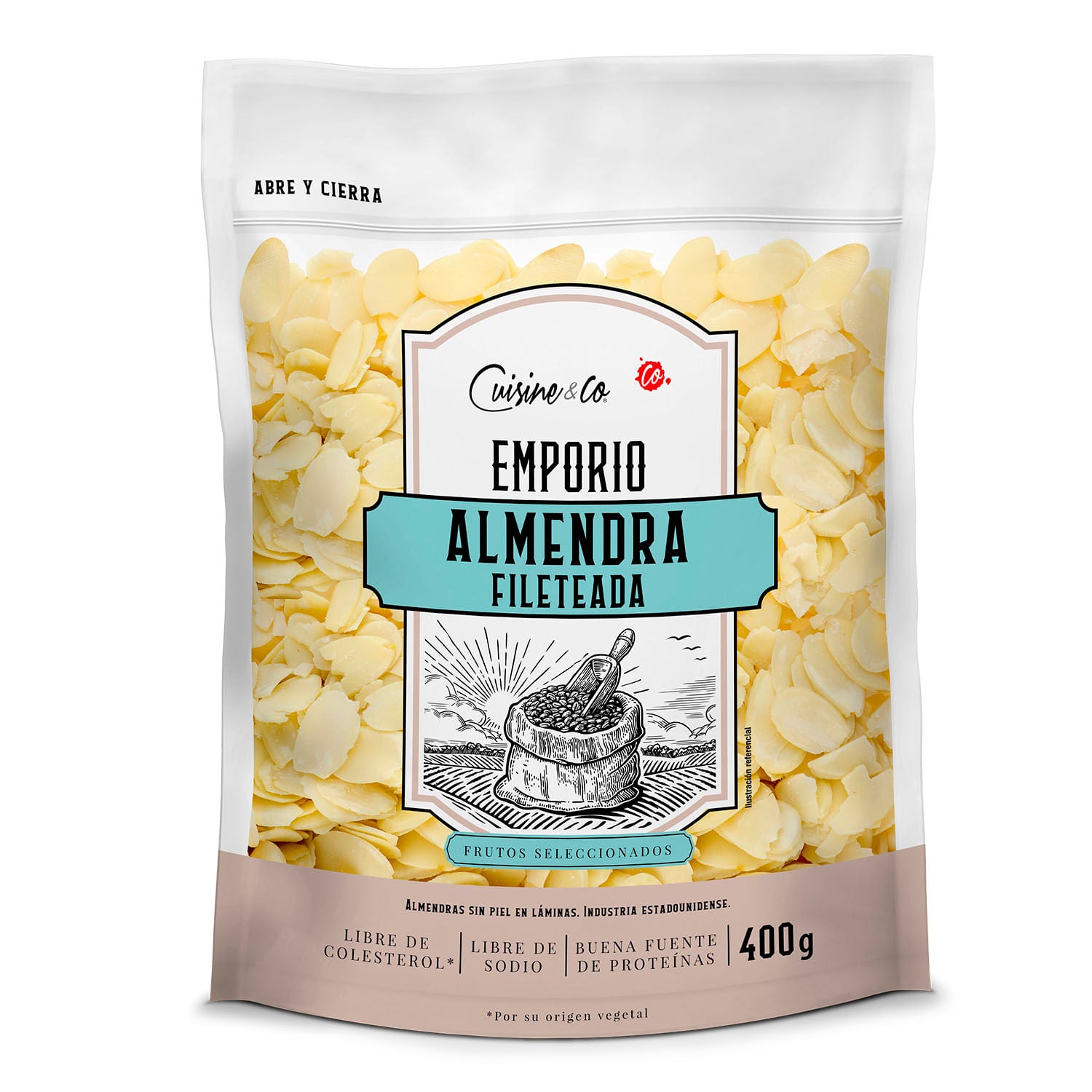 ALMENDRA FILETEADA 500GR DA