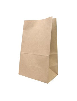 10 UND BOLSA KRAFT CON ASA 33X33CM CON FUELLE