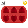 MOLDE DE SILICON MINI CORAZON 55 CAVIDADAES