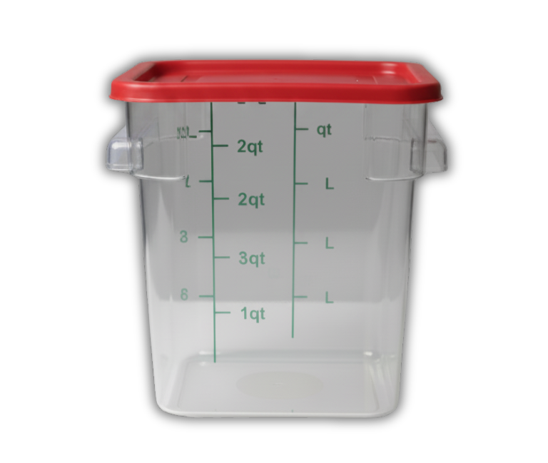 ENVASE TRANSPARENTE C/TAPA 8QT KITCHENBAR