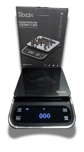 BALANZA DIGITAL 3KG/0. 1GR-5KG/0.5GR ROCCIA