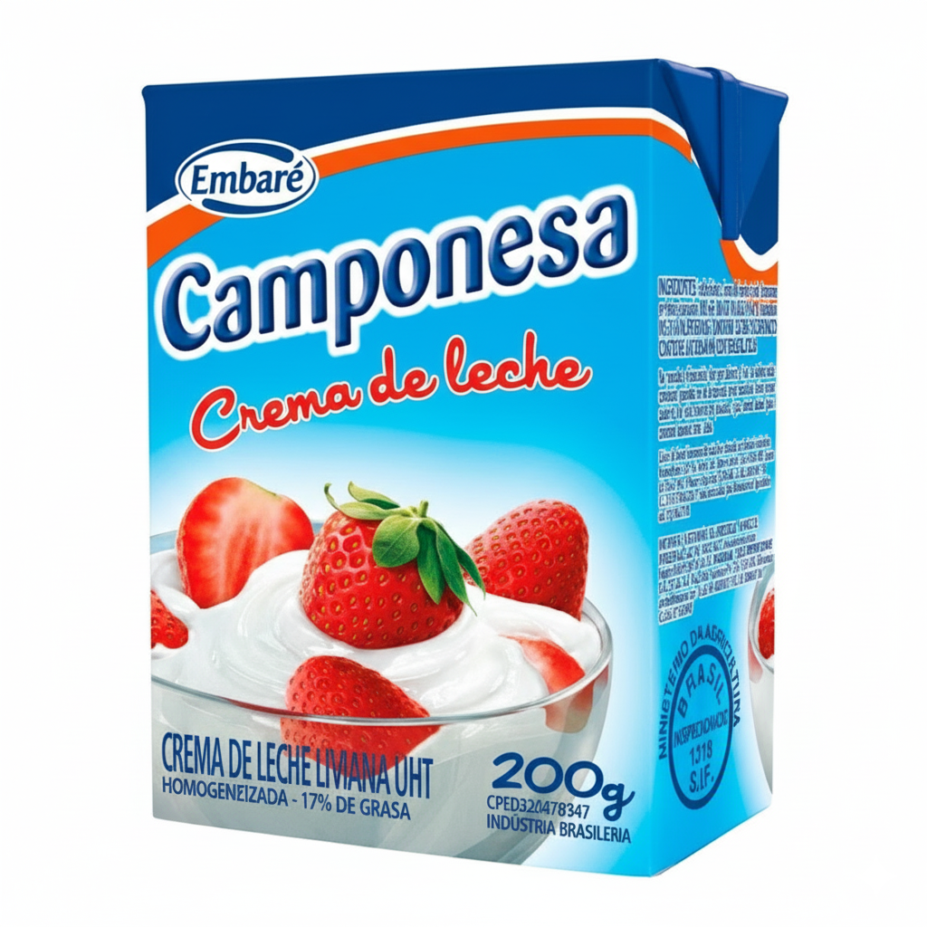 CREMA DE LECHE CAMPONESA 200GR DA