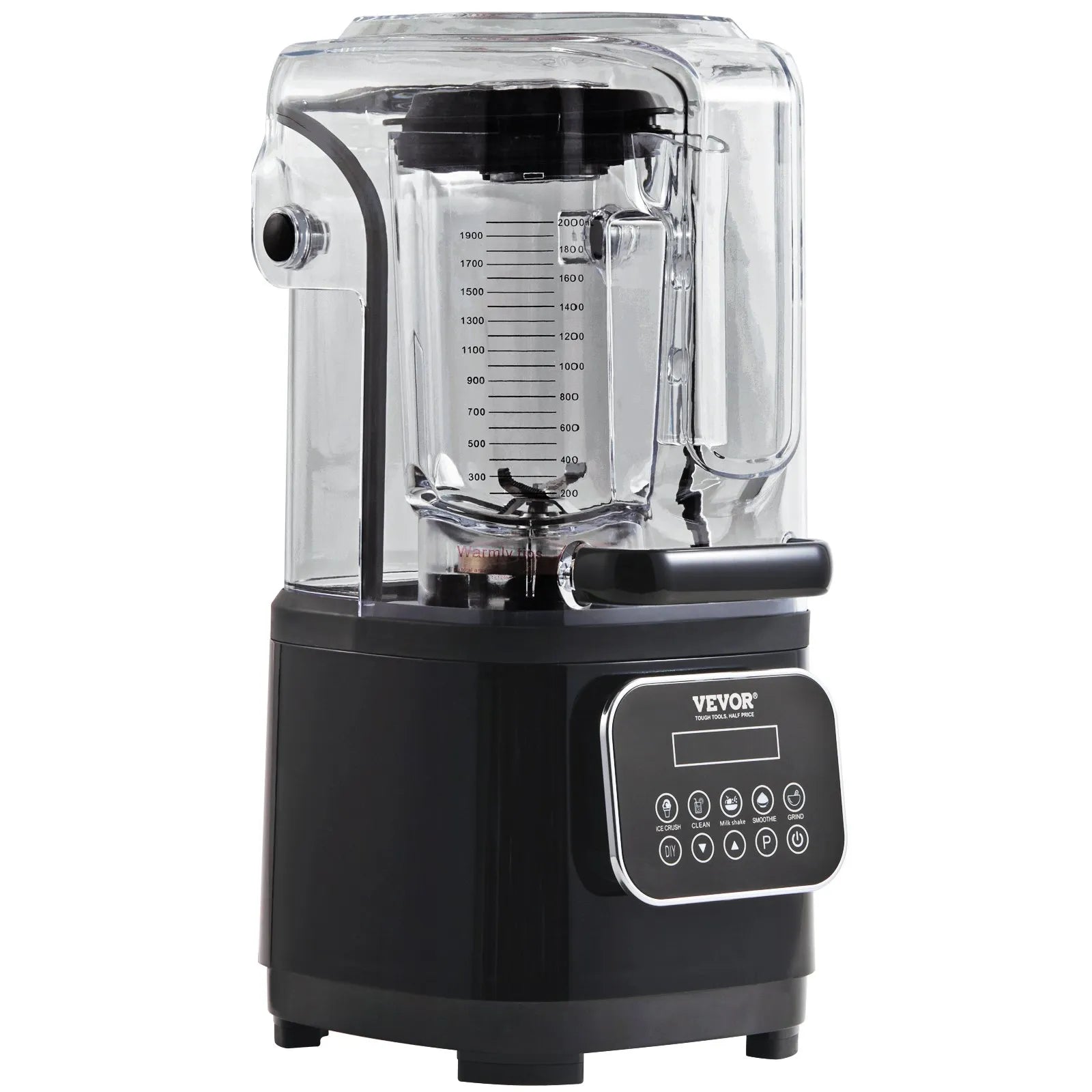 LICUADORA VEVOR PRO ANTIRUIDO 68OZ 9VEL 5FUNCIONES1400w