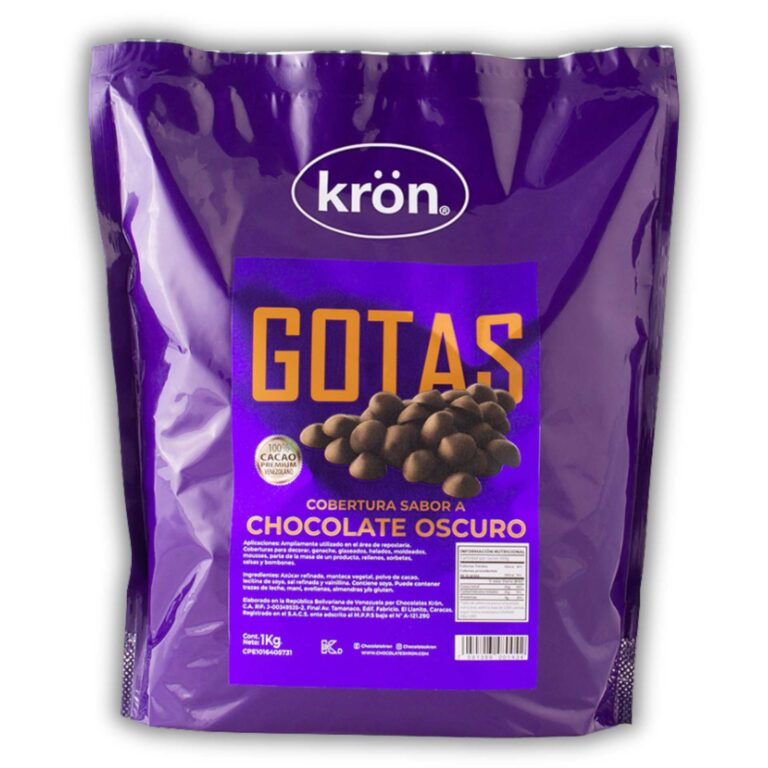 KRON 1KG GOTAS COBERTURA BITTER DA