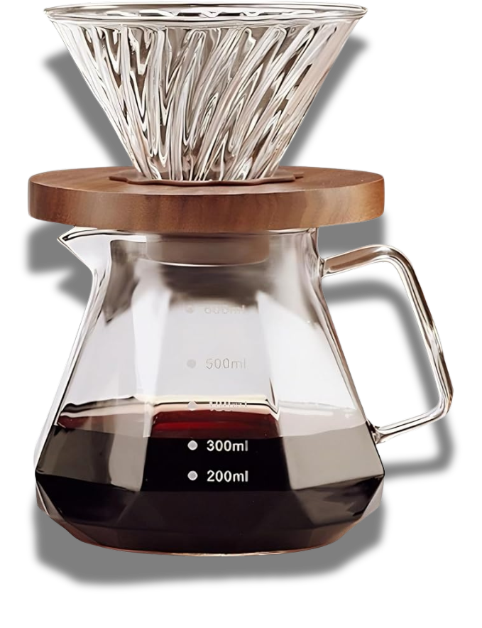 CAFETERA DE VIDRIO 400ML
