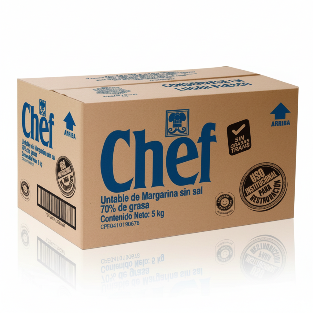 MARGARINA CHEF SIN SAL 500GR DA