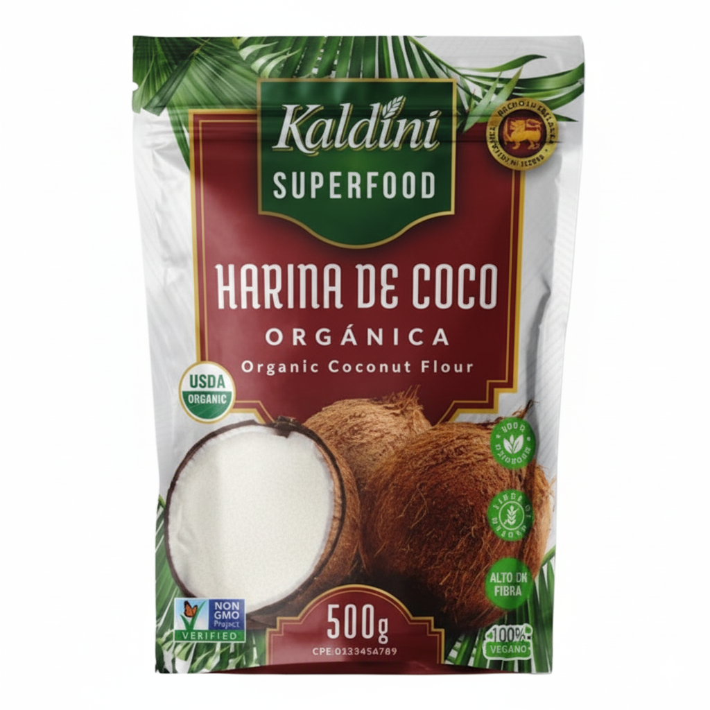 HARINA DE COCO ORGANICO 500GR KALDINI DA