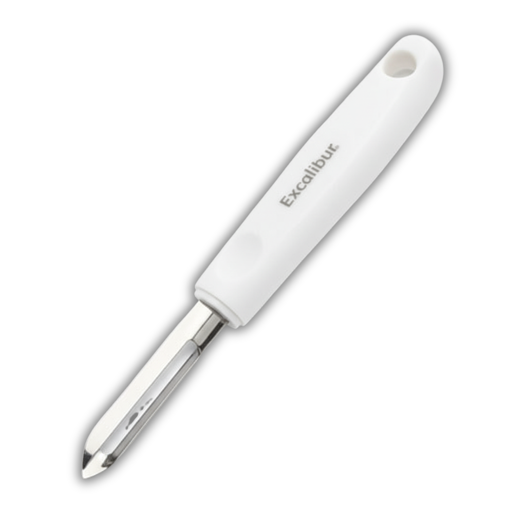 PELADOR PROFESIONAL 18CM MANGO BLANCO EXCALIBUR