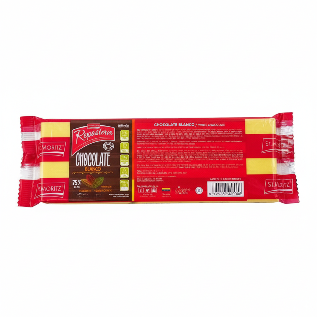ST MORITZ 500GR TABLETA CHOCOLATE BLANCO