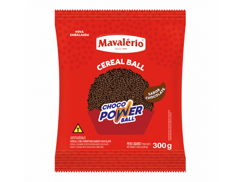 300GR CHOCO POWER BALL MICRO CHOCO  MAVALERIO