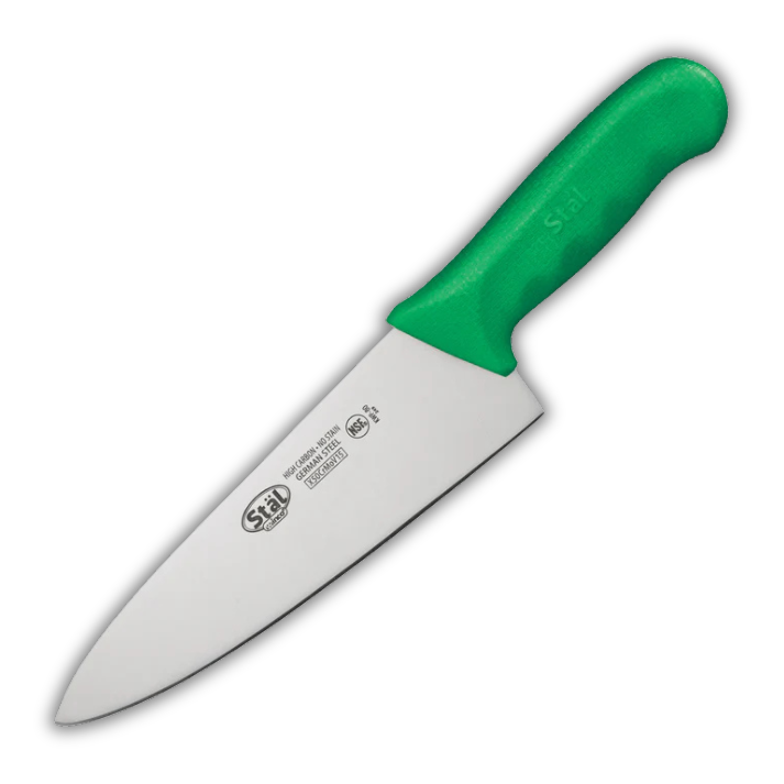 CUCHILLO 8" ACERO INOXIDABLE MANGO AZUL WINCO