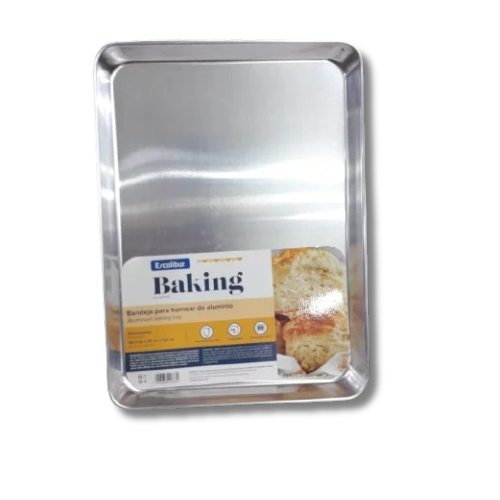 BANDEJA DE ALUMINIO 32X22.8X2.6CM EXCALIBUR